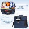 imageLifewit Cooler Bag 305060 Cans Collapsible and Insulated Large Lunch Bag Leakproof Soft Cooler Portable Tote for CampingBBQFamily Outdoor ActivitiesDark Blue