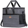 imageLifewit Cooler Bag 305060 Cans Collapsible and Insulated Large Lunch Bag Leakproof Soft Cooler Portable Tote for CampingBBQFamily Outdoor ActivitiesDark Gray