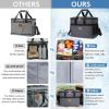 imageLifewit Cooler Bag 305060 Cans Collapsible and Insulated Large Lunch Bag Leakproof Soft Cooler Portable Tote for CampingBBQFamily Outdoor ActivitiesDark Gray