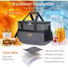 imageLifewit Cooler Bag 305060 Cans Collapsible and Insulated Large Lunch Bag Leakproof Soft Cooler Portable Tote for CampingBBQFamily Outdoor ActivitiesDark Gray
