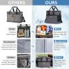 imageLifewit Cooler Bag 305060 Cans Collapsible and Insulated Large Lunch Bag Leakproof Soft Cooler Portable Tote for CampingBBQFamily Outdoor ActivitiesDark Gray