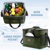 imageLifewit Cooler Bag 305060 Cans Collapsible and Insulated Large Lunch Bag Leakproof Soft Cooler Portable Tote for CampingBBQFamily Outdoor ActivitiesGreen