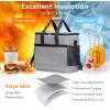 imageLifewit Cooler Bag 305060 Cans Collapsible and Insulated Large Lunch Bag Leakproof Soft Cooler Portable Tote for CampingBBQFamily Outdoor ActivitiesGray
