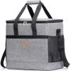 imageLifewit Cooler Bag 305060 Cans Collapsible and Insulated Large Lunch Bag Leakproof Soft Cooler Portable Tote for CampingBBQFamily Outdoor ActivitiesGray