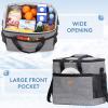 imageLifewit Cooler Bag 305060 Cans Collapsible and Insulated Large Lunch Bag Leakproof Soft Cooler Portable Tote for CampingBBQFamily Outdoor ActivitiesGray