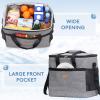 imageLifewit Cooler Bag 305060 Cans Collapsible and Insulated Large Lunch Bag Leakproof Soft Cooler Portable Tote for CampingBBQFamily Outdoor ActivitiesGray