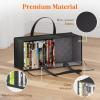 imageLifewit DVD Storage Bags 6 Pack Clear PVC Plastic DVD Organizer with Handles and Zipper Media Holder for Blu Ray Disc Movie Cases VHS Box Video Game Disks Albums Holds 240 Pcs DVDs 40 Each205L x 71W x 91H for DVD