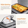imageLifewit Double Decker Casserole Carrier for Hot and Cold Food Insulated Casserole Dish Carrier Carrying Case with Tool Room Thermal Bag for Potluck Parties Cookouts Fits 9quot13quot Baking Dish GrayGray