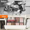 imageLifewit Drawer Organizer Clothes for Closet 16 Pack 3 Sizes Underwear Wardrobe Drawer Dividers Fabric Foldable Dresser Storage Organizer Bins for Sock Bra Lingerie Undies GreyGray