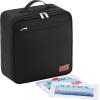 imageLifewit Freezable Lunch Box Insulated Reusable Lunch Bag with 2 Ice Packs Mini Cooler Snack Bag for Bento Box for Salad Sandwich Snacks fo Men Women for Work Black 5LBlack