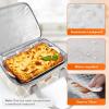 imageLifewit Insulated Casserole Carrier for Hot or Cold Food Casserole Dish Bag Carrying Case Lasagna Lugger Holder for PotluckPartiesPicnicCookouts Fits 9quotx13quot Baking Dish BlackGray