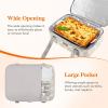 imageLifewit Insulated Casserole Carrier for Hot or Cold Food Casserole Dish Bag Carrying Case Lasagna Lugger Holder for PotluckPartiesPicnicCookouts Fits 9quotx13quot Baking Dish BlackGray