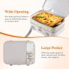 imageLifewit Insulated Casserole Carrier for Hot or Cold Food Casserole Dish Bag Carrying Case Lasagna Lugger Holder for PotluckPartiesPicnicCookouts Fits 9quotx13quot Baking Dish BlackGray