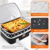imageLifewit Insulated Casserole Carrier for Hot or Cold Food Casserole Dish Bag Carrying Case Lasagna Lugger Holder for PotluckPartiesPicnicCookouts Fits 9quotx13quot Baking Dish BlackBlack