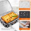 imageLifewit Insulated Casserole Carrier for Hot or Cold Food Casserole Dish Bag Carrying Case Lasagna Lugger Holder for PotluckPartiesPicnicCookouts Fits 9quotx13quot Baking Dish BlackBlack