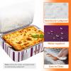 imageLifewit Insulated Casserole Carrier for Hot or Cold Food Casserole Dish Carrying Case Lasagna Holder for Potluck PartiesPicnicCookouts Fits 9quotx13quot Baking Dish GreyPurple