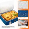 imageLifewit Insulated Casserole Carrier for Hot or Cold Food Casserole Dish Carrying Case Lasagna Holder for Potluck PartiesPicnicCookouts Fits 9quotx13quot Baking Dish GreyPure Blue