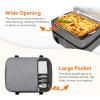 imageLifewit Insulated Casserole Carrier for Hot or Cold Food Casserole Dish Carrying Case Lasagna Holder for Potluck PartiesPicnicCookouts Fits 9quotx13quot Baking Dish GreyGrey