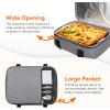 imageLifewit Insulated Casserole Carrier for Hot or Cold Food Casserole Dish Carrying Case Lasagna Holder for Potluck PartiesPicnicCookouts Fits 9quotx13quot Baking Dish GreyGrey