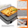 imageLifewit Insulated Casserole Carrier for Hot or Cold Food Casserole Dish Carrying Case Lasagna Holder for Potluck PartiesPicnicCookouts Fits 9quotx13quot Baking Dish GreyGrey