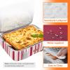 imageLifewit Insulated Casserole Carrier for Hot or Cold Food Casserole Dish Carrying Case Lasagna Holder for Potluck PartiesPicnicCookouts Fits 9quotx13quot Baking Dish GreyRed