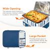 imageLifewit Insulated Casserole Carrier for Hot or Cold Food Casserole Dish Carrying Case Lasagna Holder for Potluck PartiesPicnicCookouts Fits 9quotx13quot Baking Dish GreyBlue