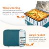 imageLifewit Insulated Casserole Carrier for Hot or Cold Food Casserole Dish Carrying Case Lasagna Holder for Potluck PartiesPicnicCookouts Fits 9quotx13quot Baking Dish GreyGreen