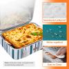 imageLifewit Insulated Casserole Carrier for Hot or Cold Food Casserole Dish Carrying Case Lasagna Holder for Potluck PartiesPicnicCookouts Fits 9quotx13quot Baking Dish GreyGreen