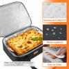 imageLifewit Insulated Casserole Carrier for Hot or Cold Food Casserole Dish Carrying Case Lasagna Holder for Potluck PartiesPicnicCookouts Fits 9quotx13quot Baking Dish GreyBlack