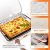 imageLifewit Insulated Casserole Carrier for Hot or Cold Food Casserole Dish Carrying Case Lasagna Holder for Potluck PartiesPicnicCookouts Fits 9quotx13quot Baking Dish GreyBeige