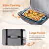 imageLifewit Insulated Casserole Carrier for Hot or Cold Food Thermal Lasagna Lugger Tote Casserole Dish Carrier for Potluck Parties Picnic Fits 9quotx13quot Baking Dish GrayGray