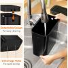 imageLifewit Knife Block without Knives Large Plastic Universal Knife Block Holder with Detachable Slots Hold Up to 25 Knives Scissors and Sharpening Rods Kitchen Storage Organizer for Counter Black