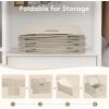 imageLifewit Large Clothes Storage Bins with Lids Fabric Foldable Storage Boxes with Handles Decorative Closet Organizer Stackable Cube Baskets Container for Bedroom Office 2 Packs 345L Beige2