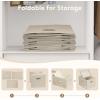 imageLifewit Large Clothes Storage Bins with Lids Fabric Foldable Storage Boxes with Handles Decorative Closet Organizer Stackable Cube Baskets Container for Bedroom Office 2 Packs 345L Beige2