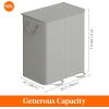 imageLifewit Large Collapsible Dirty Clothes Basket 1LSilver Gray