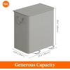 imageLifewit Large Collapsible Dirty Clothes Basket 1LSilver Gray