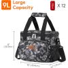 imageLifewit Large Lunch Bag Insulated Lunch Box Soft Cooler Cooling Tote for Adult Men Women Gray 24Can 15LBlack Camo