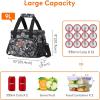 imageLifewit Large Lunch Bag Insulated Lunch Box Soft Cooler Cooling Tote for Adult Men Women Gray 24Can 15LBlack Camo