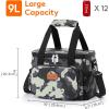imageLifewit Large Lunch Bag Insulated Lunch Box Soft Cooler Cooling Tote for Adult Men Women Gray 24Can 15LCamouflage