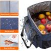 imageLifewit Large Lunch Bag Insulated Lunch Box Soft Cooler Cooling Tote for Adult Men Women Gray 24Can 15LDark Blue