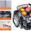 imageLifewit Large Lunch Bag Insulated Lunch Box Soft Cooler Cooling Tote for Adult Men Women Gray 24Can 15LFlower