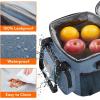 imageLifewit Large Lunch Bag Insulated Lunch Box Soft Cooler Cooling Tote for Adult Men Women Gray 24Can 15LLight Blue