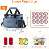 imageLifewit Large Lunch Bag Insulated Lunch Box Soft Cooler Cooling Tote for Adult Men Women Gray 24Can 15LLight Blue