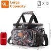 imageLifewit Large Lunch Bag Insulated Lunch Box Soft Cooler Cooling Tote for Adult Men Women Gray 24Can 15LPaisley