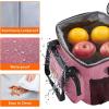 imageLifewit Large Lunch Bag Insulated Lunch Box Soft Cooler Cooling Tote for Adult Men Women Gray 24Can 15LPink