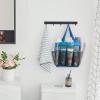 imageLifewit Mesh Shower Caddy Freestanding Portable Shower Tote Bag for College Dorm Bathroom Gym Travel Quick Dry Hanging Organizer with 7 Storage Pockets for Toiletry Essentials MediumBlackBlue