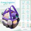 imageLifewit Mesh Shower Caddy Freestanding Portable Shower Tote Bag for College Dorm Bathroom Gym Travel Quick Dry Hanging Organizer with 7 Storage Pockets for Toiletry Essentials MediumBlackPurple