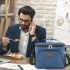 imageLifewit Reusable Insulated Lunch Bag for Men Lunch Box Women Portable Cooler Freezable Soft Lunchbox Leakproof with Adjustable Shoulder Strap for Adult for Work Picnic or Travel Black 9LDark Blue