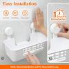 imageLifewit Shower Caddy Suction Cup 104inch Removable Shower Shelves for Inside Shower NODrilling Bathroom Organizers and Storage Rack for Shampoo Strong Vacuum Suction 2 Pack3