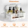 imageLifewit Shower Caddy Suction Cup 104inch Removable Shower Shelves for Inside Shower NODrilling Bathroom Organizers and Storage Rack for Shampoo Strong Vacuum Suction 2 Pack1
